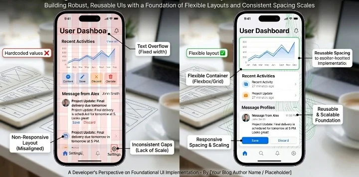Fixing broken layout problems in web design